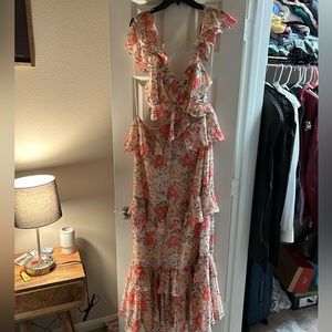 Romantic Floral Dress with Cut outs!